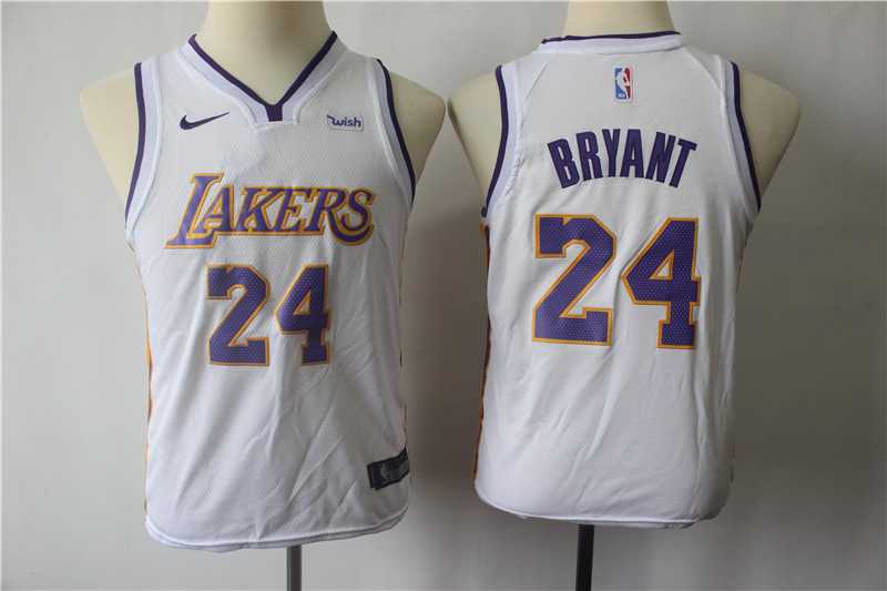 Youth Lakers 24 Kobe Bryant White Nike Swingman Stitched NBA Jersey,We sell and wholesale Youth Lakers 24 Kobe Bryant White Nike Swingman Stitched NBA Jersey on line form chian!